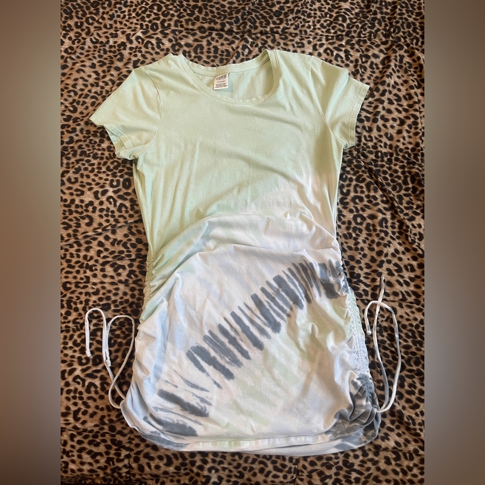 Victoria's Secret PINK Mint & Grey Tie Dye Dress